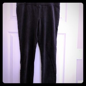 Gray stretch leggings